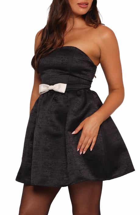 Petal & Pup Valentina Bow Strapless Minidress
