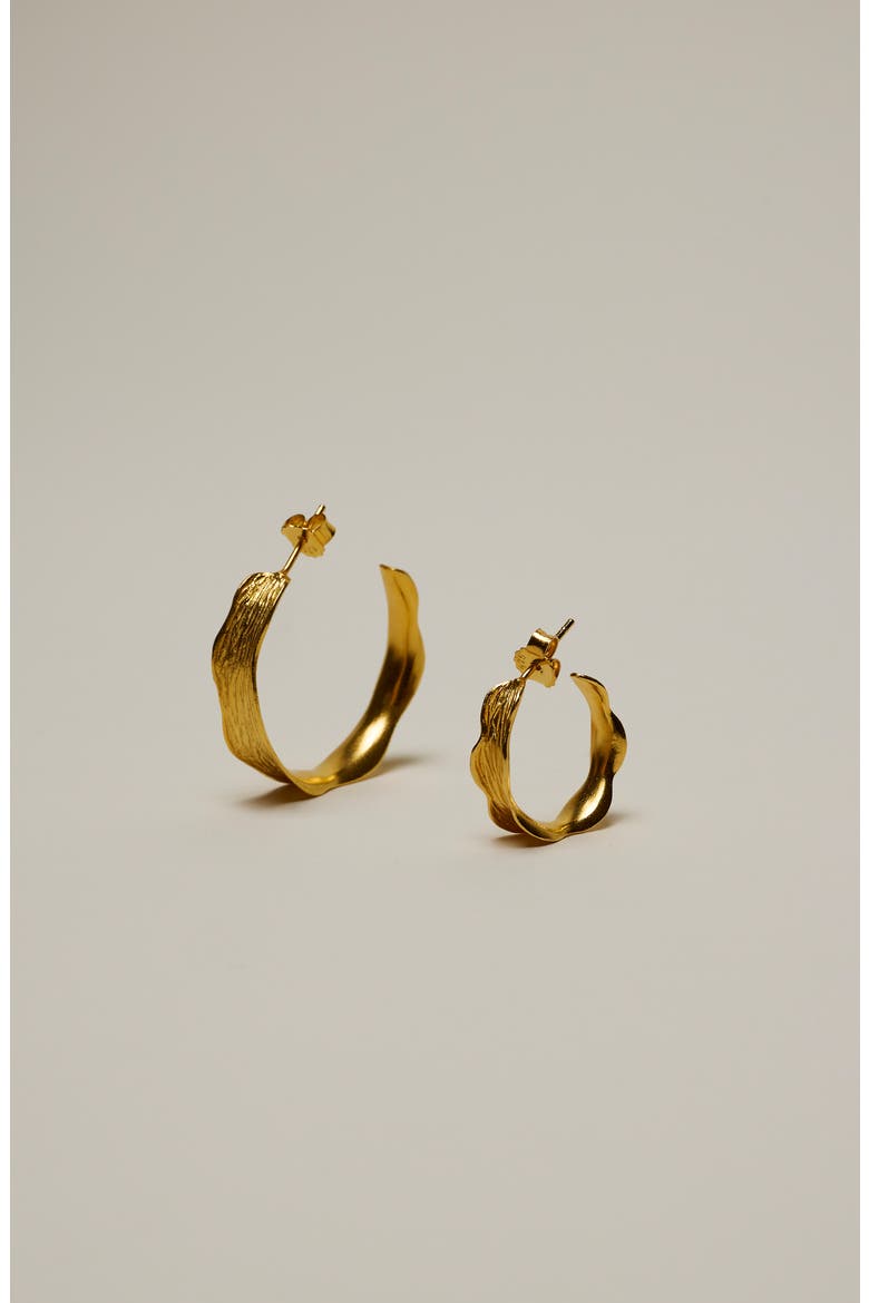 Ane Large Hoops, Alternate, color, Gold