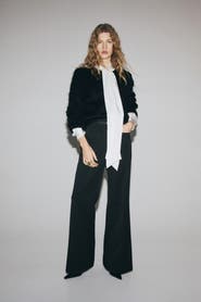 H&M Flared Belted Trousers