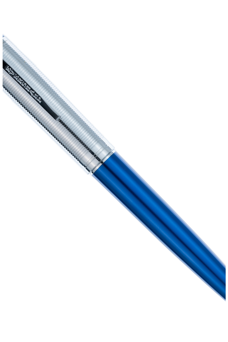 Skyline Ballpoint Pen, Alternate, color, Blue Silver