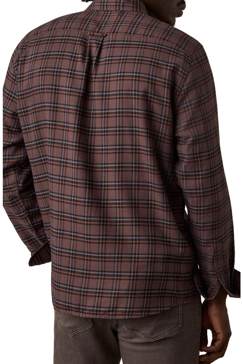 Timberline Brushed Twill Button Front Shirt, Alternate, color, SMOKY HILLS PLAID