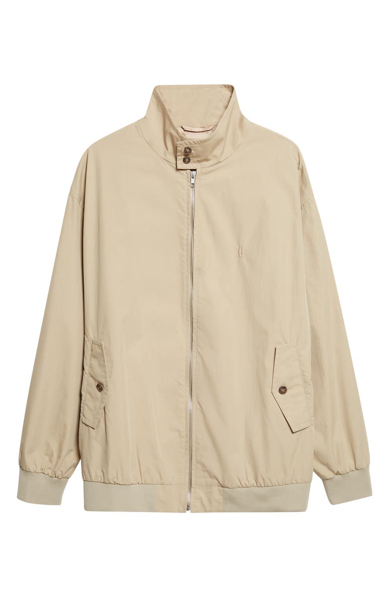 MM6 Maison Margiela Zip Jacket, Main, color, Beige
