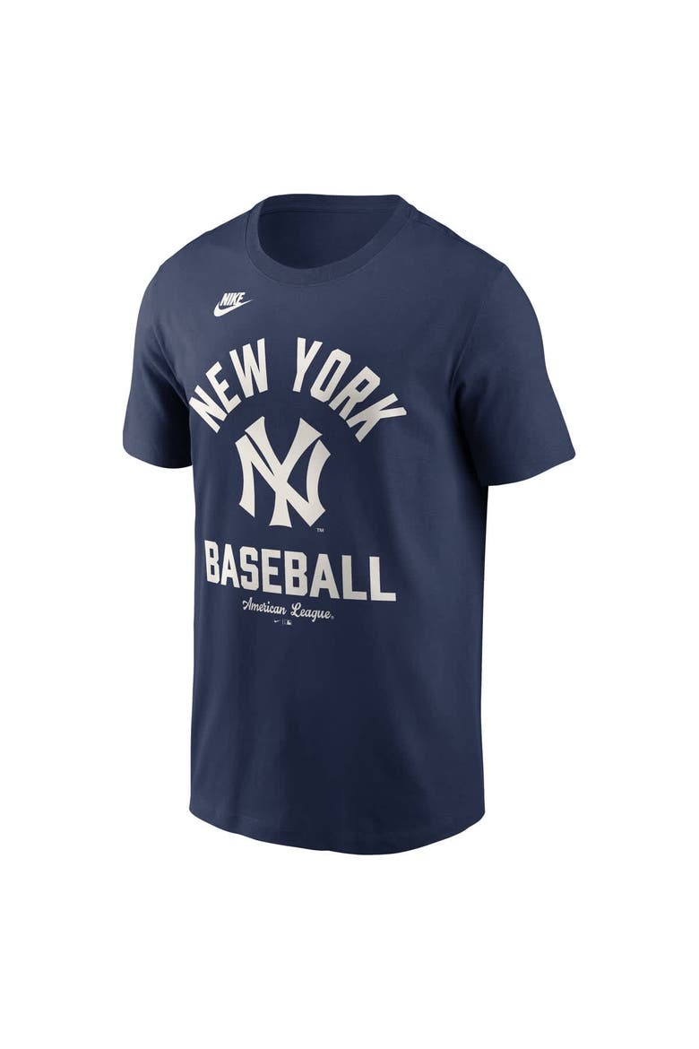 Men's Nike Navy New York Yankees Cooperstown Collection T-Shirt, Alternate, color, Navy