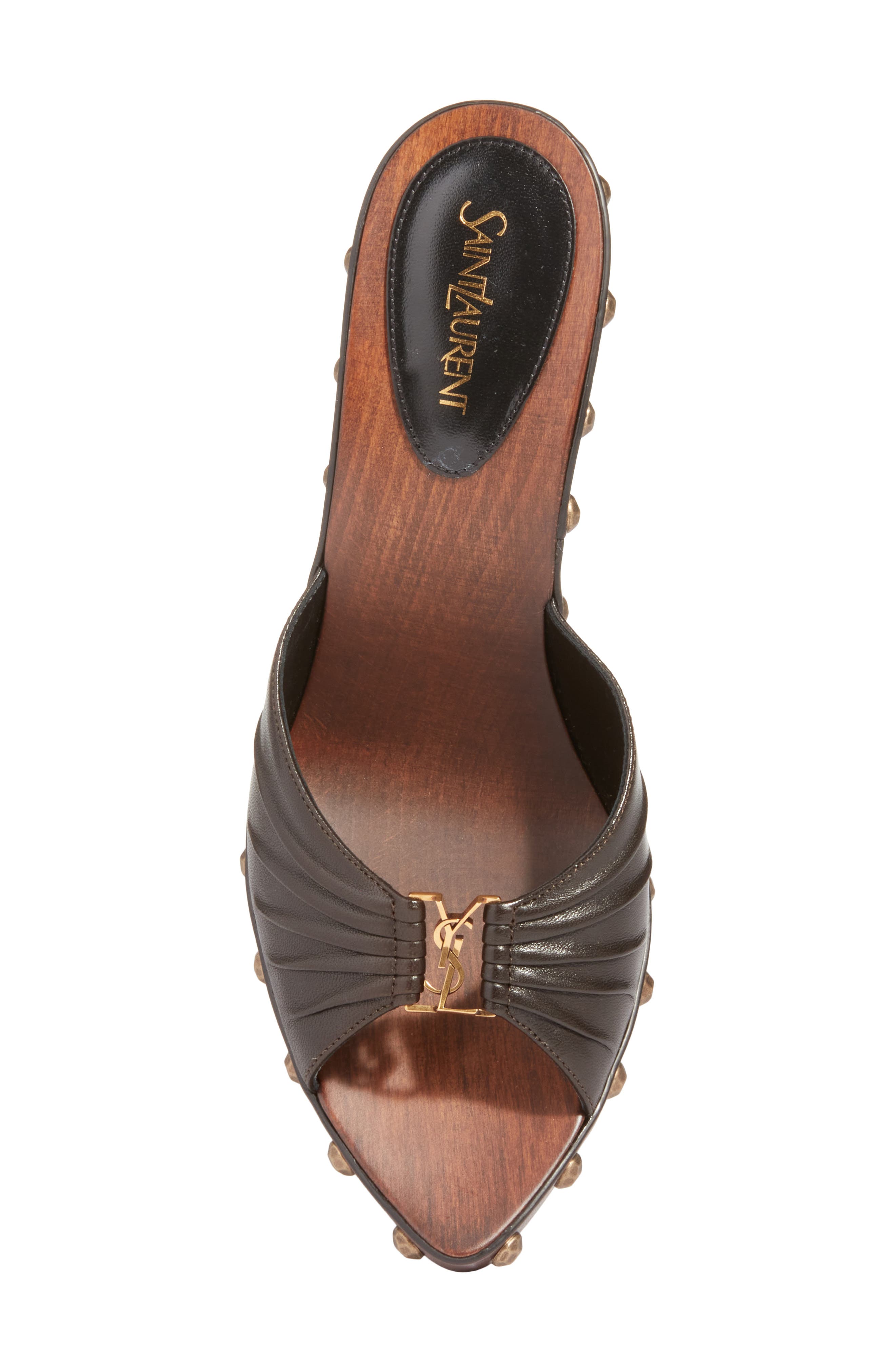 Babylone Clog Sandal, Alternate, color, BROWN