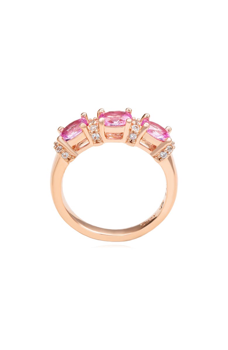 SUZY LEVIAN Pavé Pink Sapphire White Sapphire & Brown Diamond Ring - 0.02ct., Alternate, color, Pink