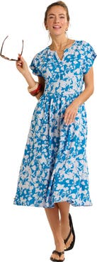 Brakeburn Ranieli Floral Print Midi Dress