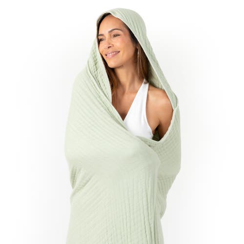Comfy Cubs Adult Hooded Towel Large In Sage