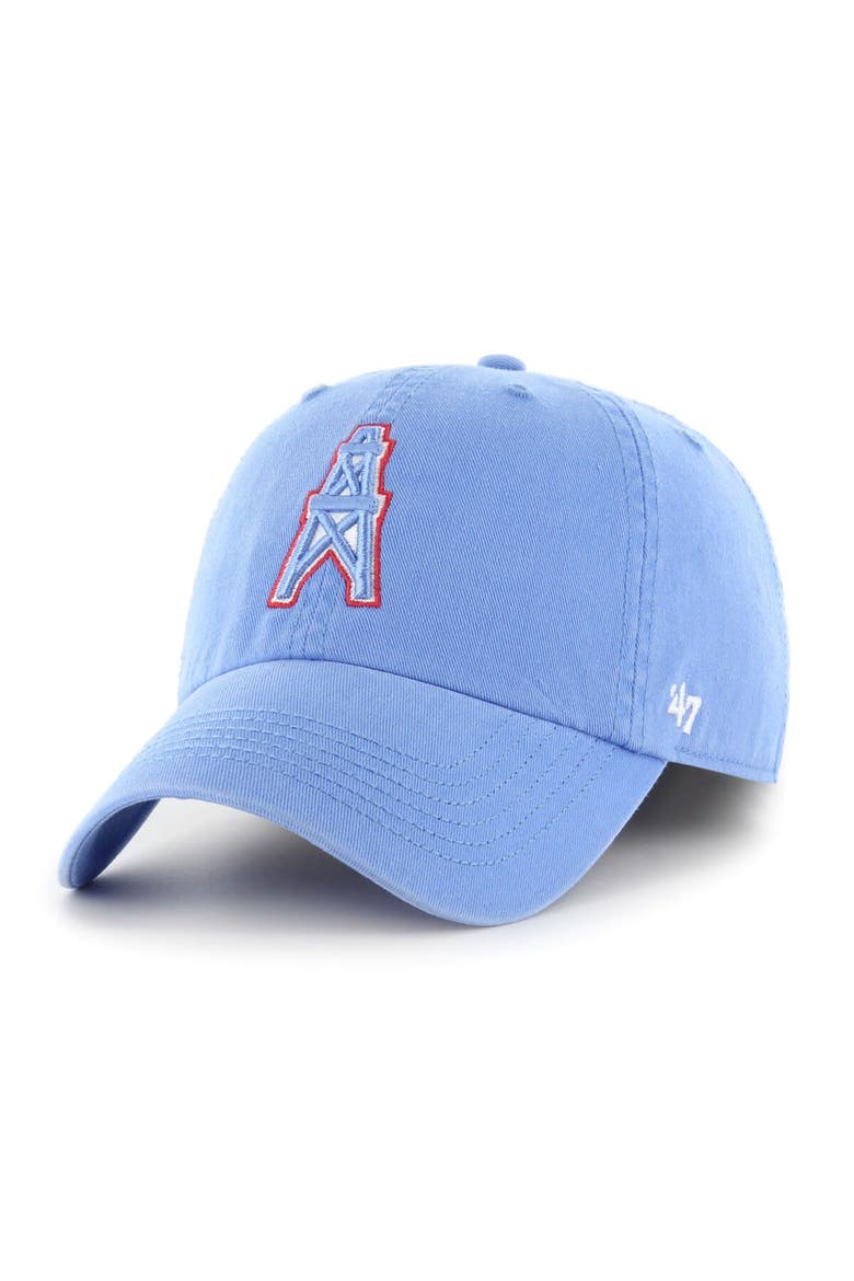 Men's '47 Light Blue Houston Oilers Gridiron Classics Franchise Legacy Fitted Hat, Main, color, Light Blue