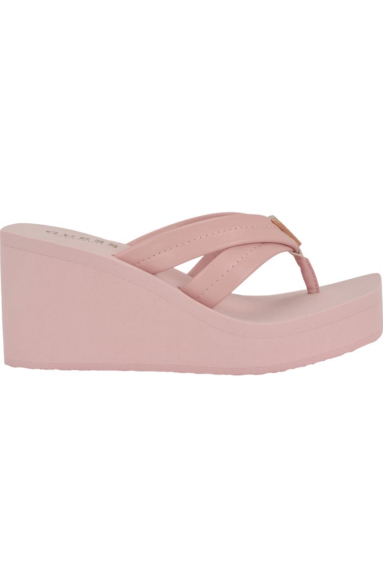 GUESS Sarlow Platform Wedge Sandal, Alternate, color, Light Pink