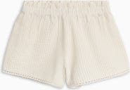 KENDI by Colored Organics Organic Patty Seesucker Scalloped Trim Short