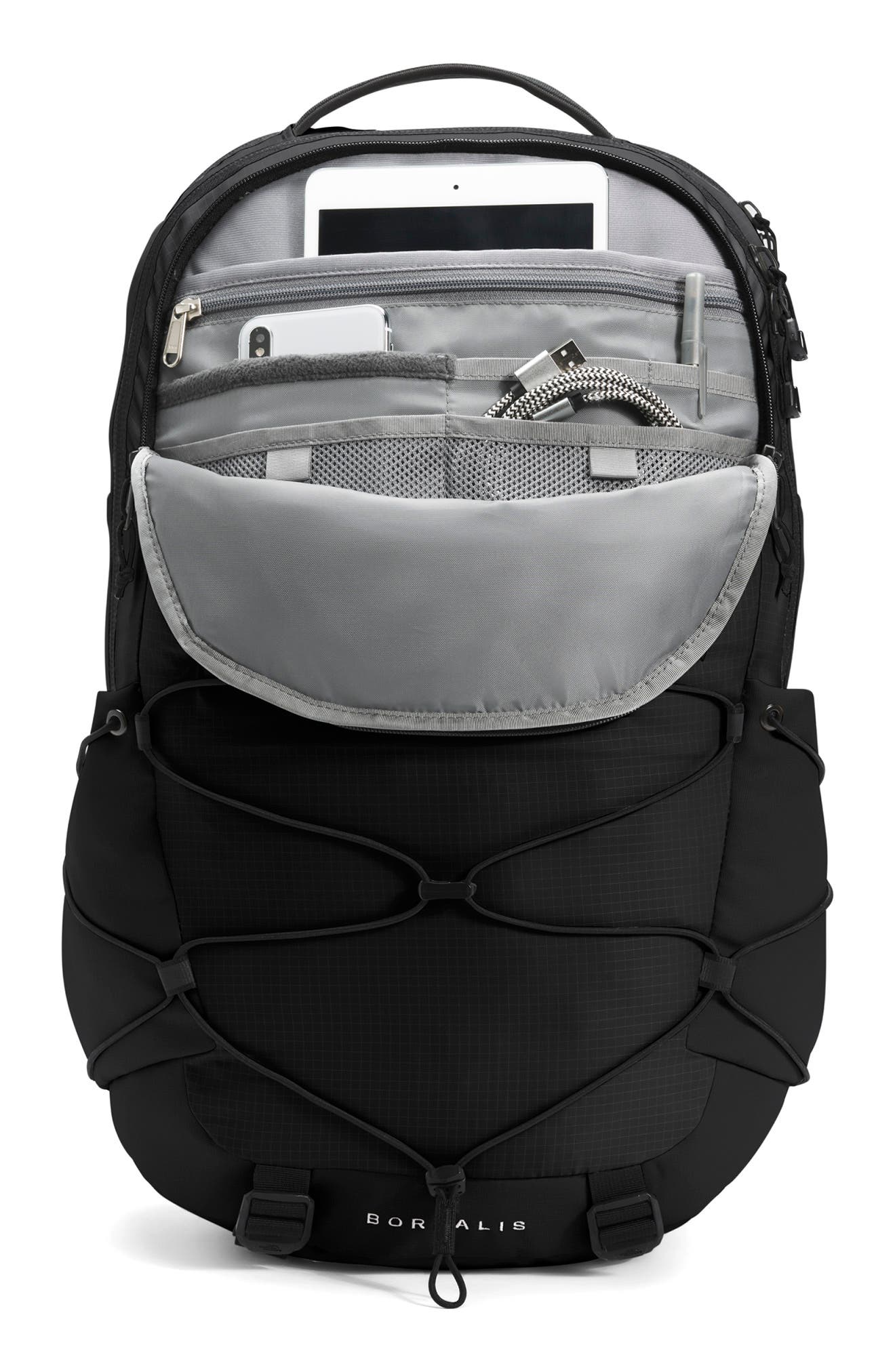 The North Face Kids' Borealis Backpack, Alternate, color, Tnf Black-Tnf Black-