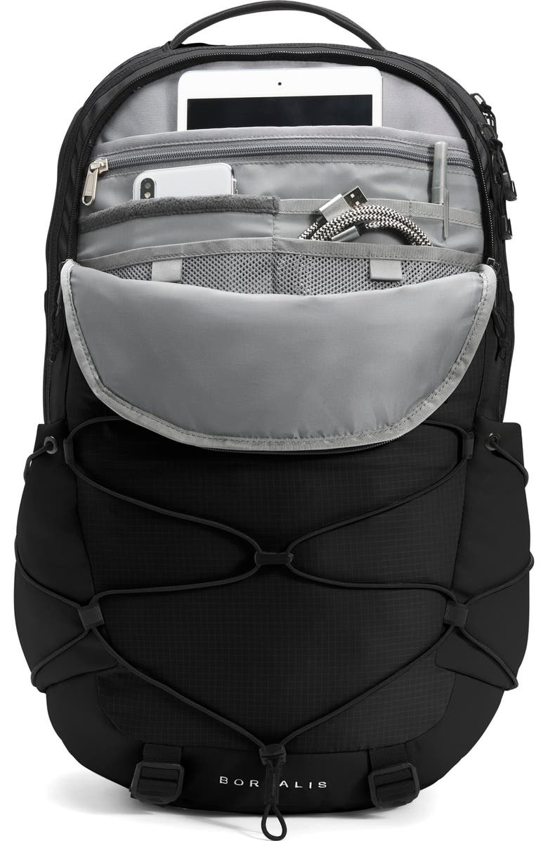 The North Face Kids' Borealis Backpack, Alternate, color, Tnf Black-Tnf Black-