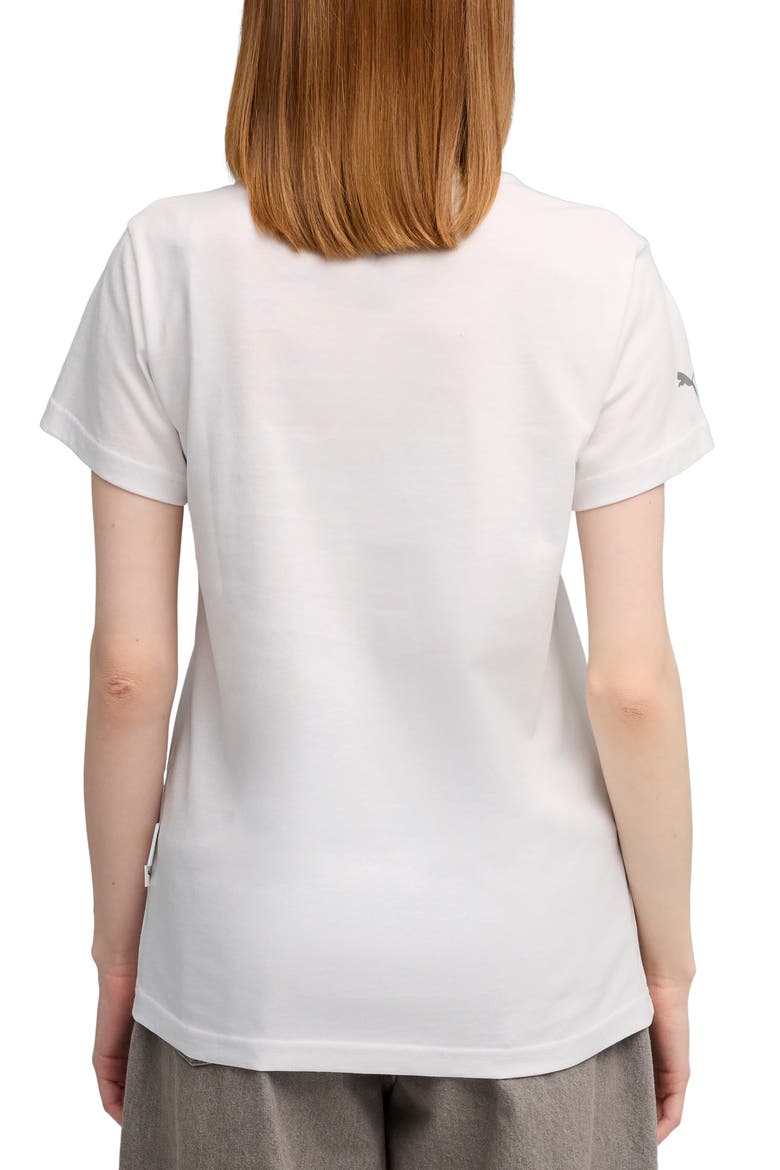 x Ferrari Sportswear Cotton Graphic T-Shirt, Alternate, color, PUMA WHITE
