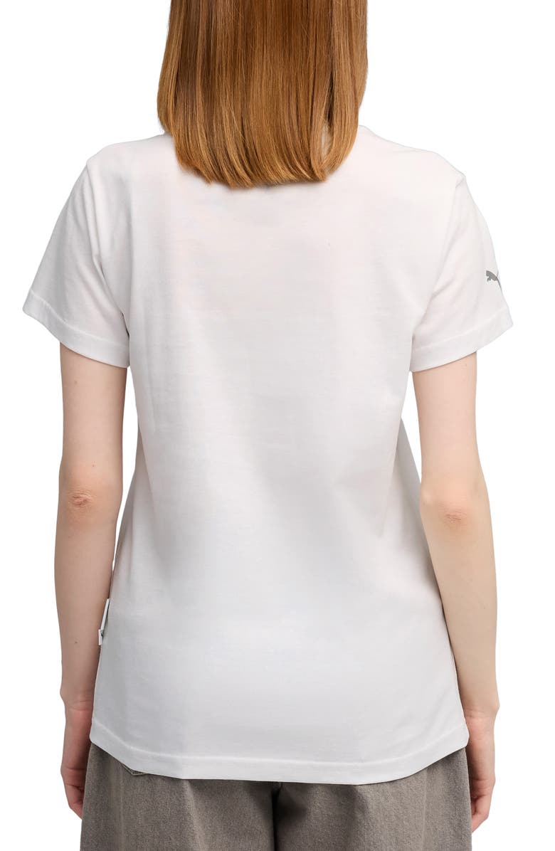 PUMA x Ferrari Sportswear Cotton Graphic T-Shirt, Alternate, color, Puma White