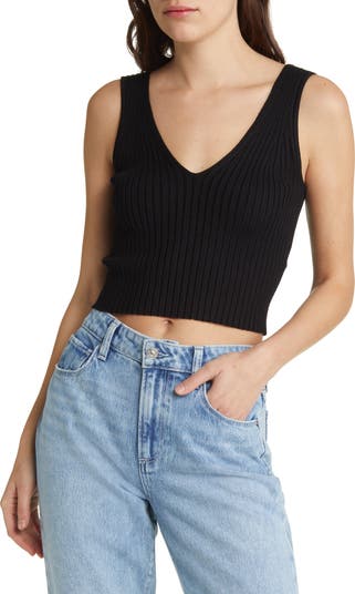 Coastal V-Neck Sweater Tank