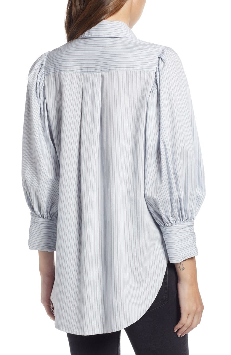 Something Navy Full Sleeve Stripe Shirt, Alternate, color, 