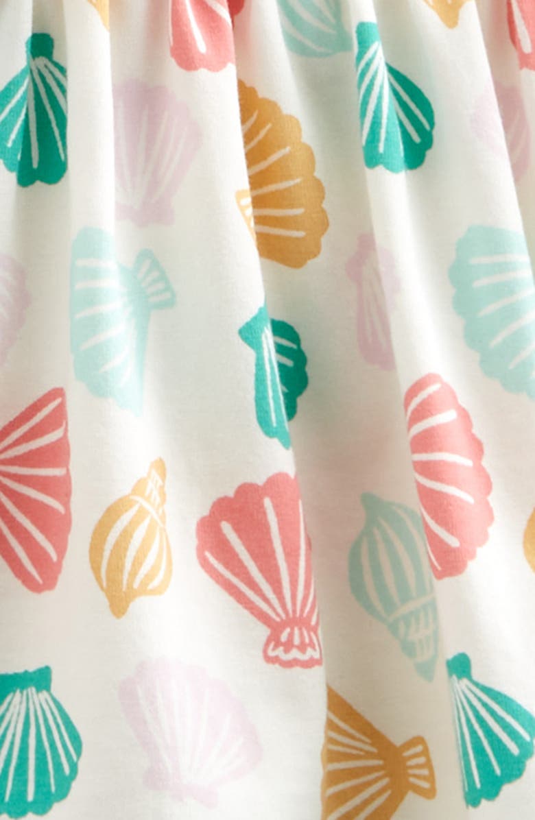 Tucker + Tate Ruffle Sleeve Top & Skort Set, Alternate, color, Purple Fresco- Ivory Shells