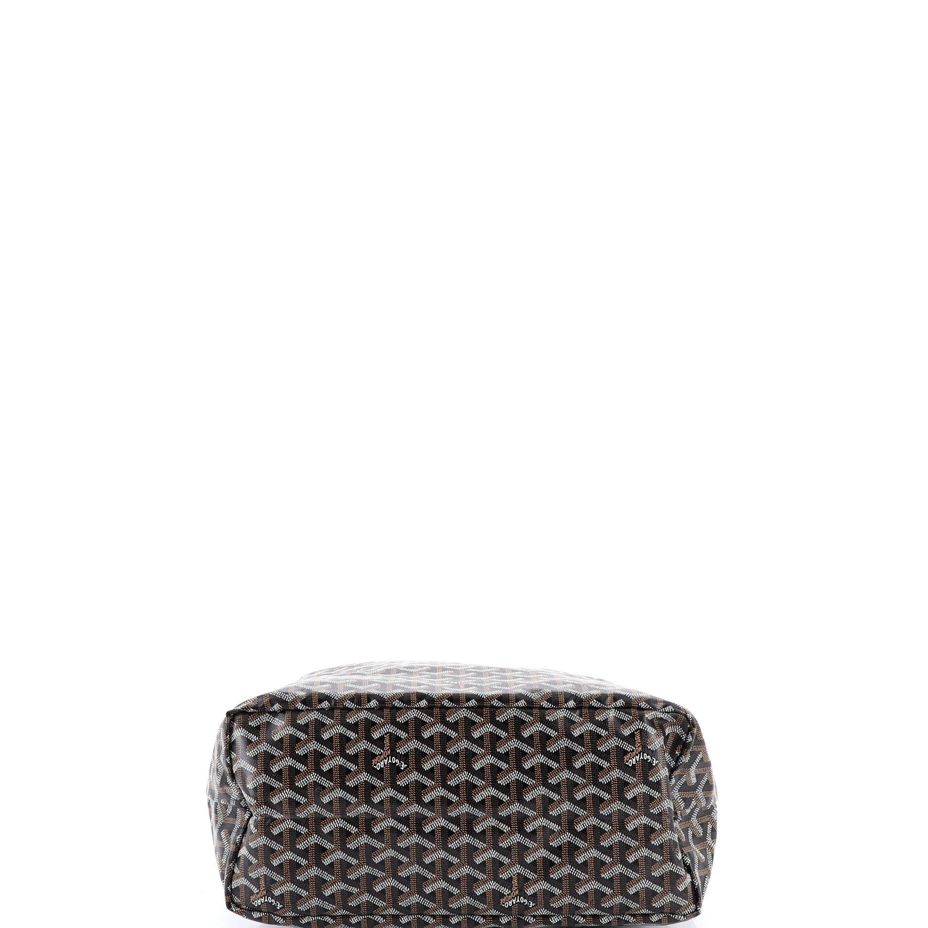 Pre-Owned Goyard Saint Louis Tote Coated Canvas PM, Alternate, color, Black