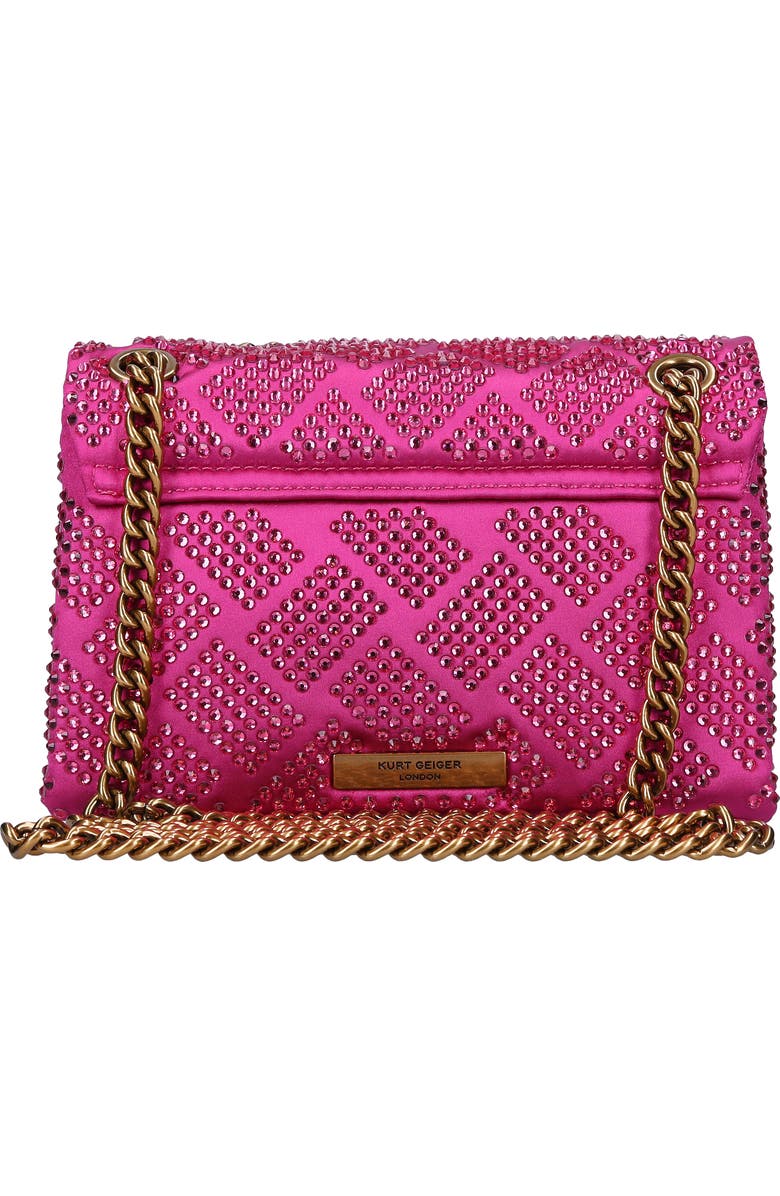 Kurt Geiger London Mini Kensington Embellished Fabric Convertible Crossbody Bag, Alternate, color,