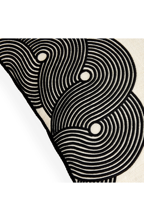 Jonathan Adler Pompidou B&w Pillow In Neutral