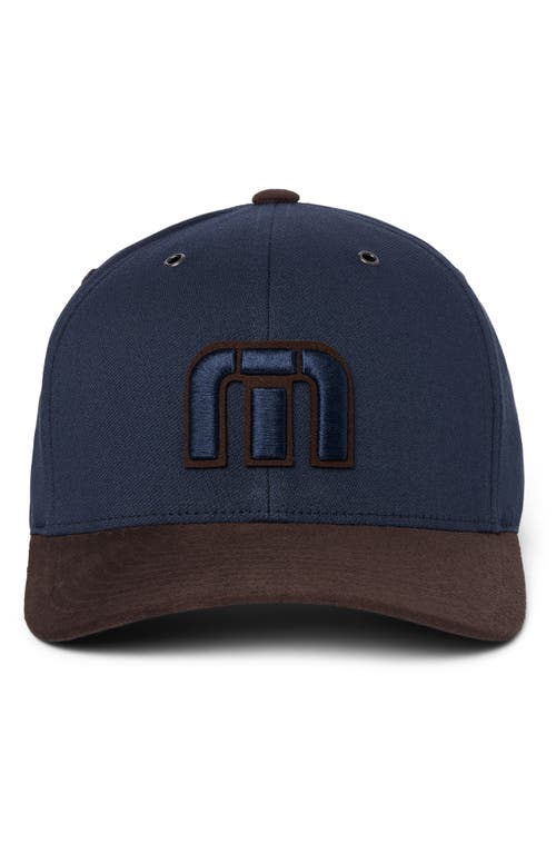 Travismathew Estate Grounds Snapback Cap In Blue
