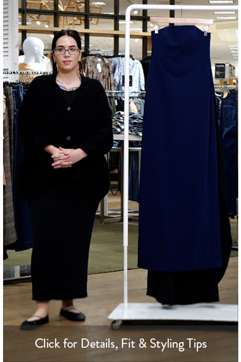 Strapless Crepe Gown video