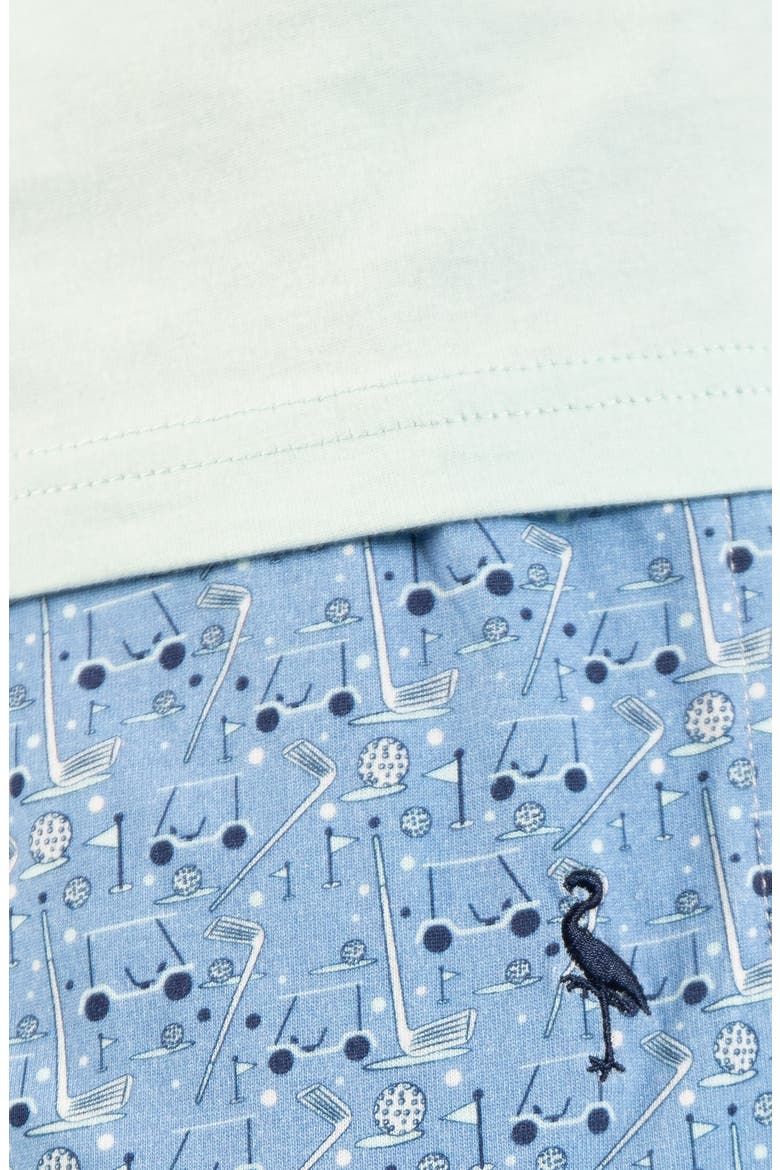Golf Carts 2-Piece Pajama Set, Alternate, color, BLUE