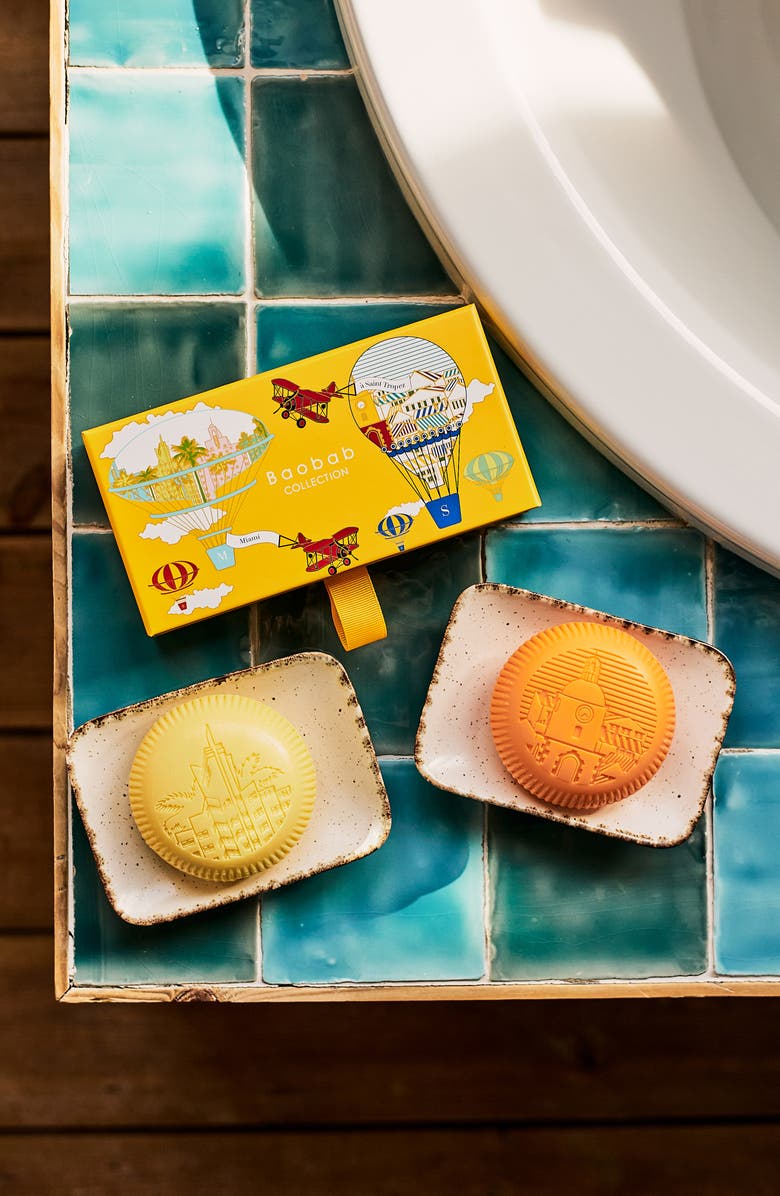 Baobab Collection Miami & Saint-Tropez Soap Gift Box, Alternate, color, 