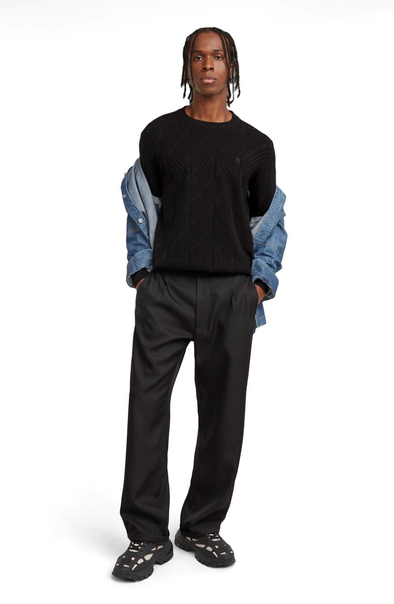 G-STAR Relaxed Pleated Chinos, Alternate, color,