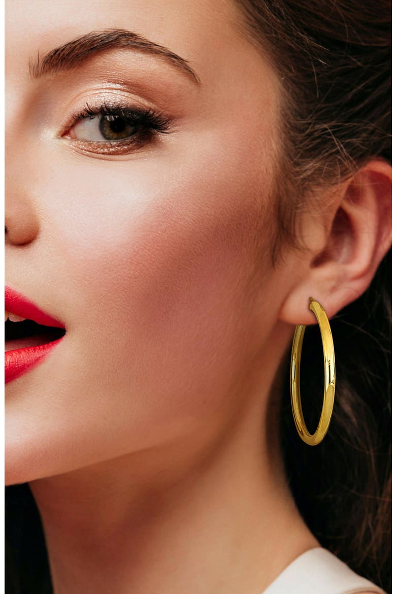 Hoop Earrings, Alternate, color, GOLD