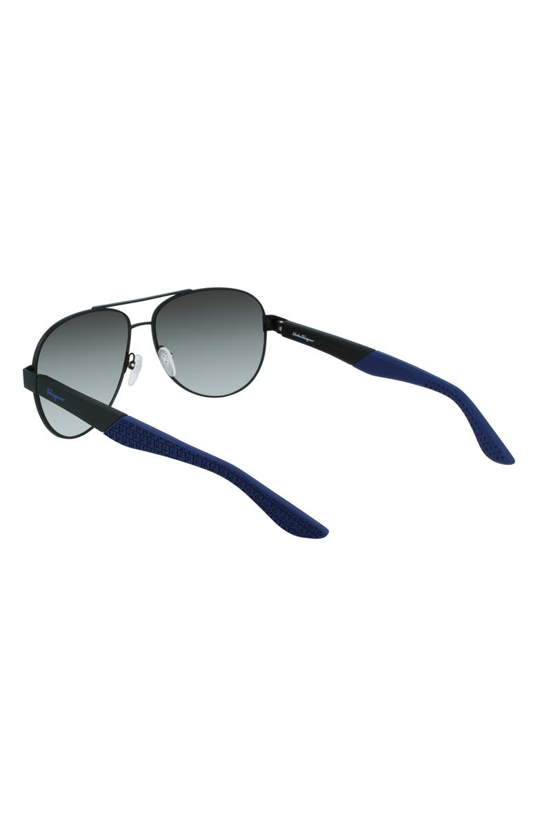 FERRAGAMO Lifestyle 61mm Aviator Sunglasses, Alternate, color,