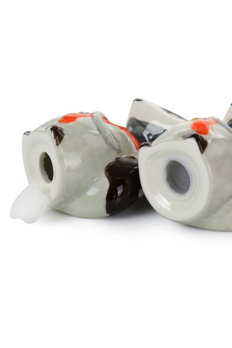 Raccoon 2 Piece Hard Dolomite Salt and Pepper Set, Alternate, color, Multi