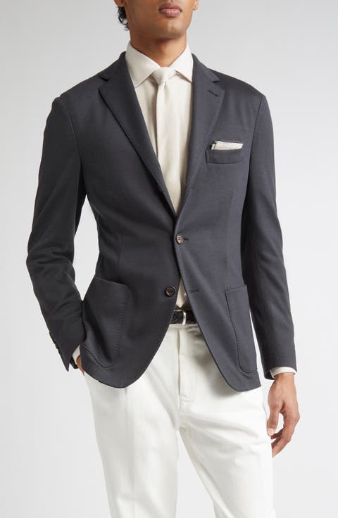 Single Breasted Wool Sport Coat