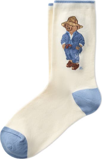Polo Ralph Lauren Traveler Polo Bear Crew Socks | Nordstrom