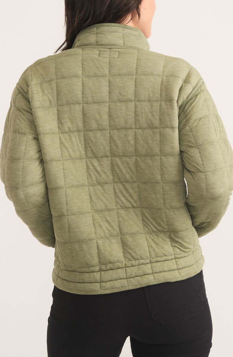 Marine Layer Corbet Quilted Jacket, Alternate, color, Lightolive