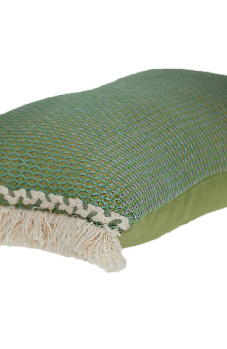 PARKLAND COLLECTION Leesa Green Throw Pillow, Alternate, color, Green
