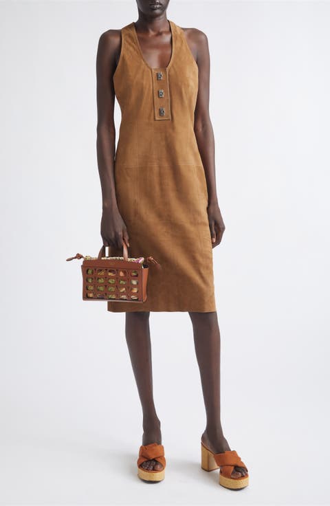 Racerback Nubuck Dress
