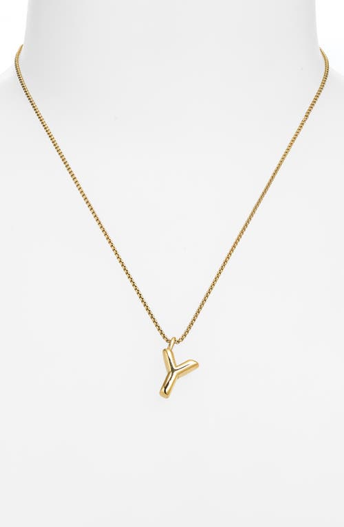 Open Edit Waterproof Bubble Initial Pendant Necklace