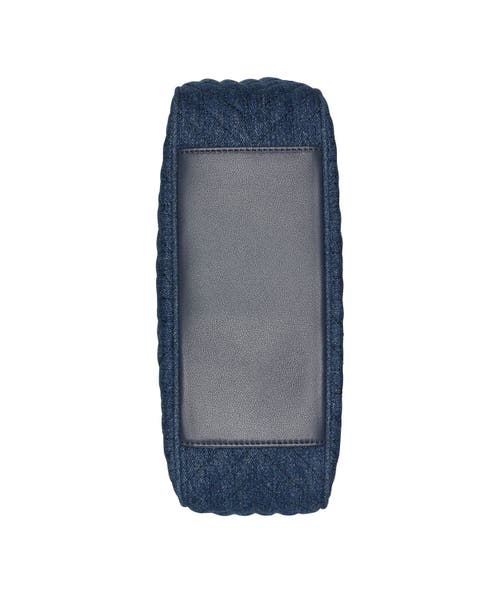 Karl Lagerfeld Paris Desiree Crossbody In Washed Denim