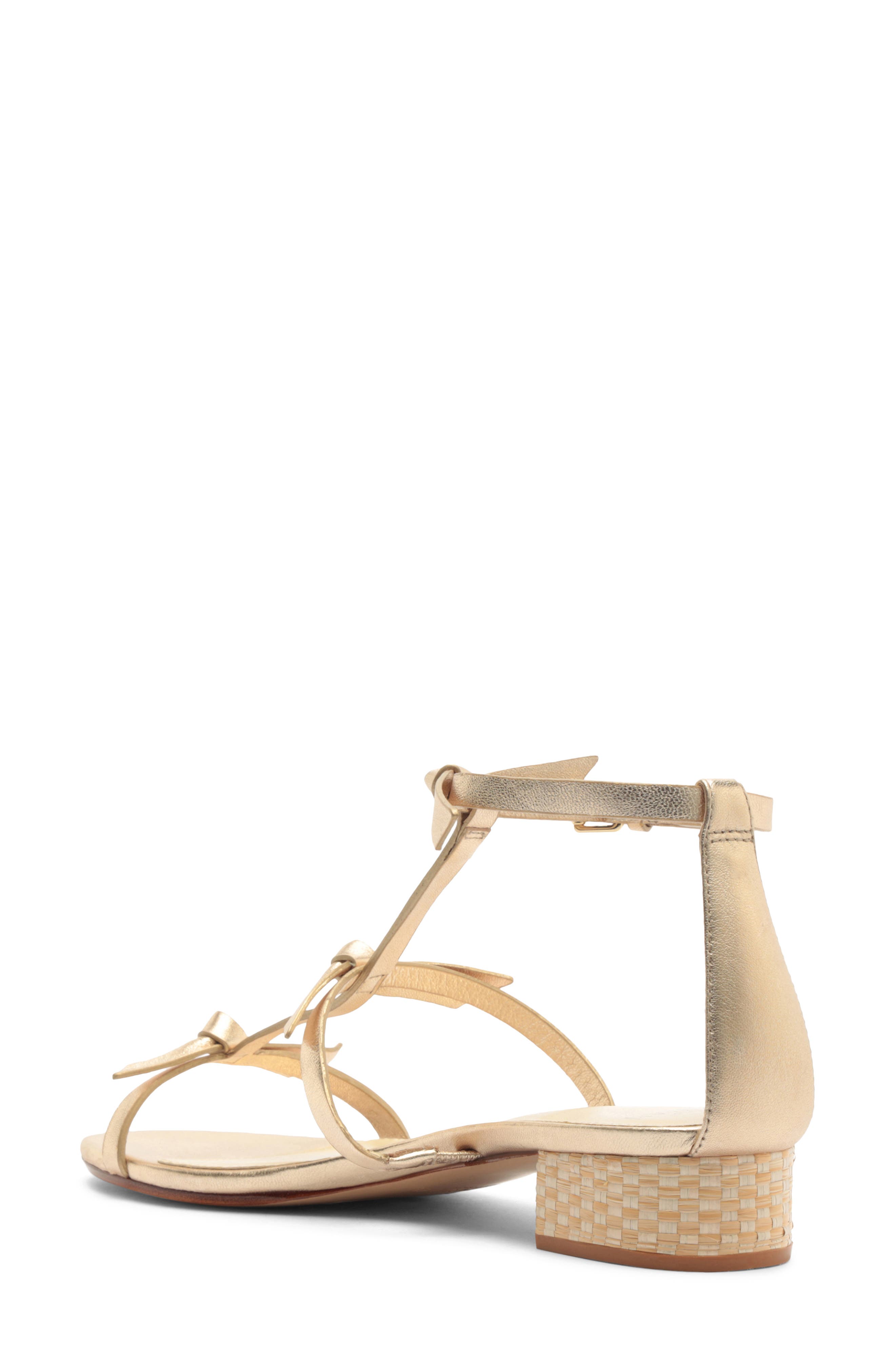 Alexandre Birman Slim Lolita Sandal, Alternate, color, Golden