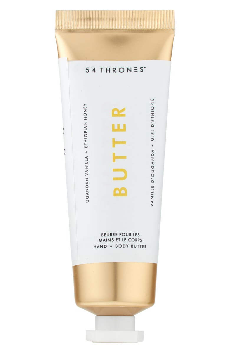 54 Thrones African Beauty Butter - Intensive Dry Skin Treatment in Ugandan Vanilla + Ethiopian Honey, Main, color, 