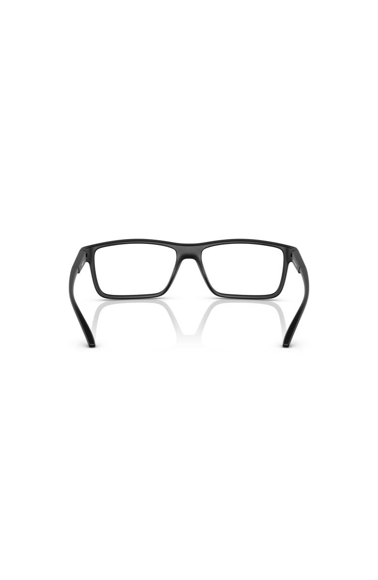 ARNETTE 56mm Rectangle optical glasses, Alternate, color, Black