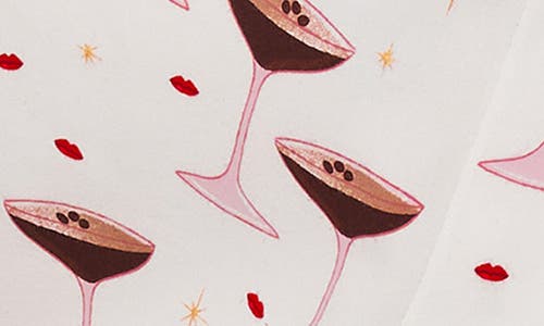 Bedhead Pajamas Print Stretch Organic Cotton Pajamas In White