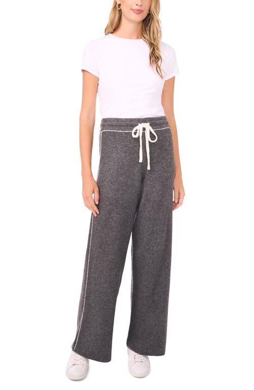 Vince Camuto Knit Drawstring Pants In Gray