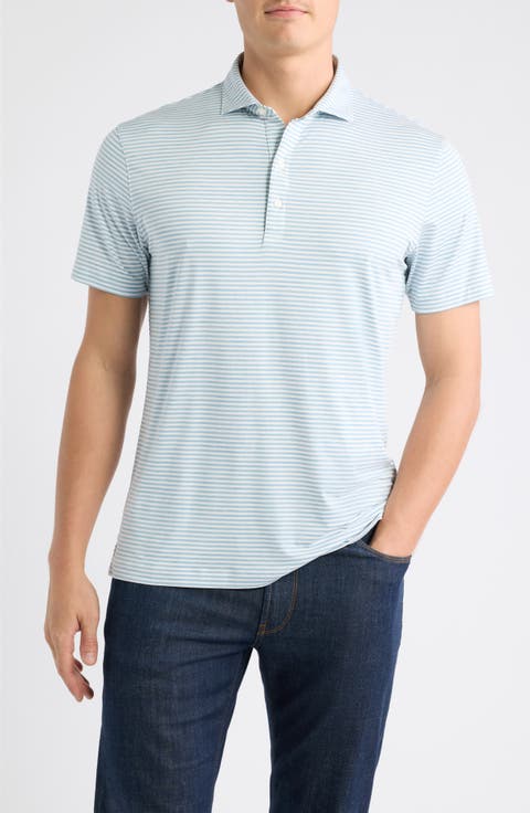 Seymour Stripe Featherweight Performance Polo