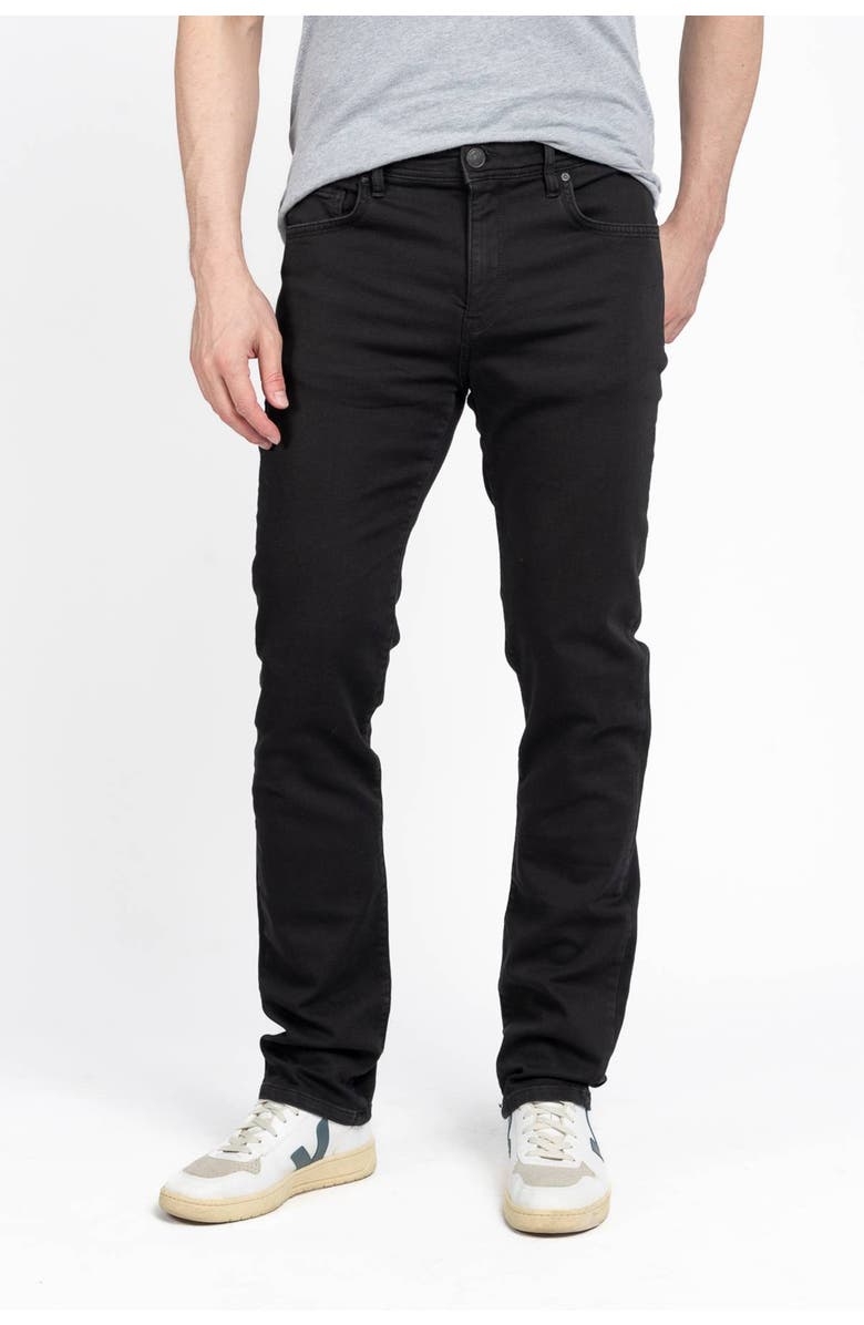 Jack Of Spades Jack Fit Five Pocket Jeans, Main, color, Jet Black