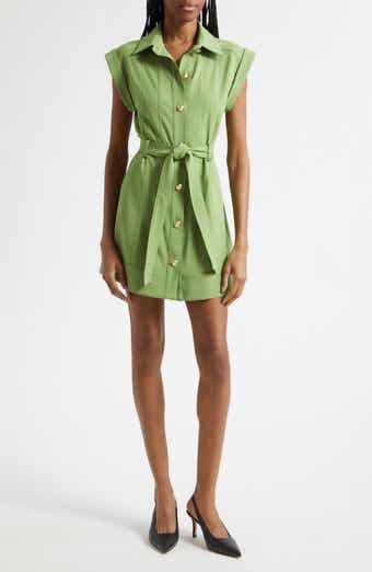 Milo Stretch Button Front Minidress