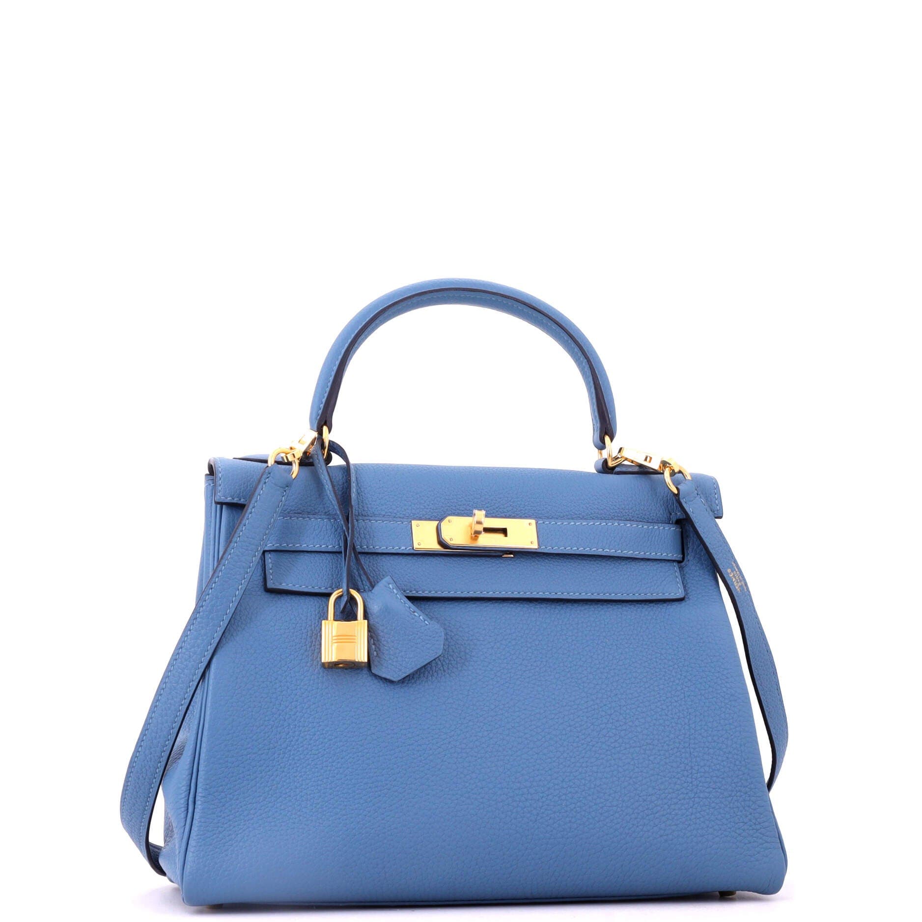 Kelly Handbag Blue Togo with Gold Hardware 28, Alternate, color, Blue