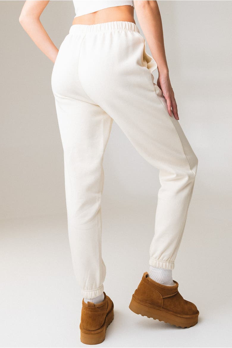 Cozy Uni Jogger, Alternate, color, Oat Marl