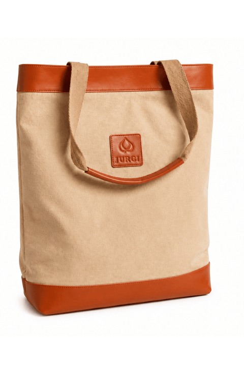 Everything Tote in Canvas and Leather